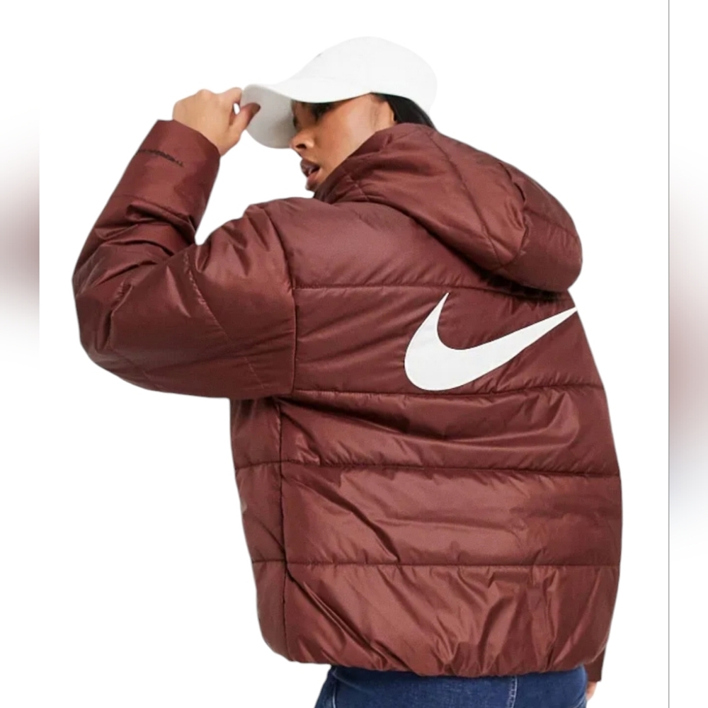 Nike Therma-Fit burgundy classic puffer jacket sz XXL
